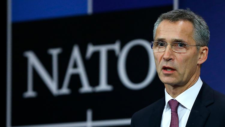 Es gibt immer noch Kämpfe in der Ostukraine, aber weniger, sagt Nato-Generalsekretär Stoltenberg.