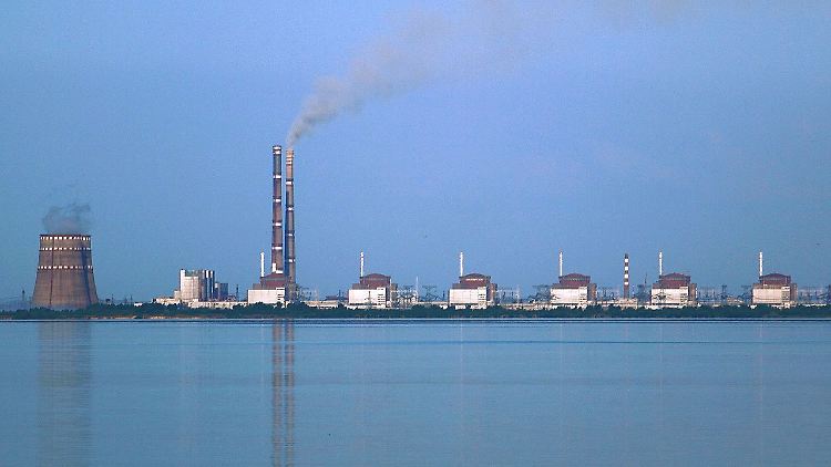 Das Kernkraftwerk Saporischschja soll laut Angaben aus Moskau unter russischer Kontrolle sein.  