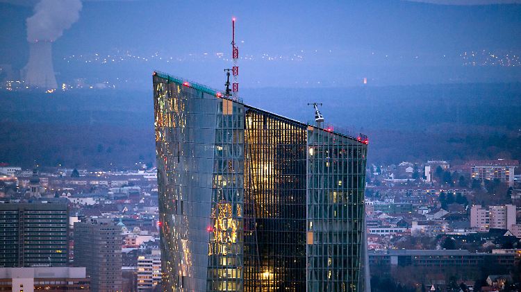 Die Zentrale der EZB in Frankfurt.