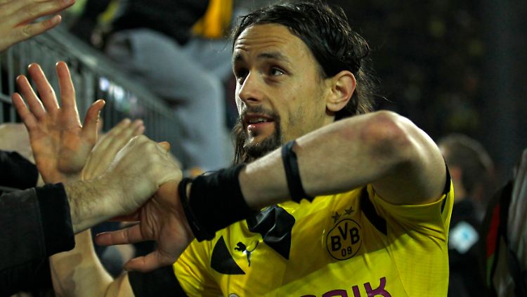 Ein bisschen Glück muss sein: Neven Subotic, Borussia Dortmumd.