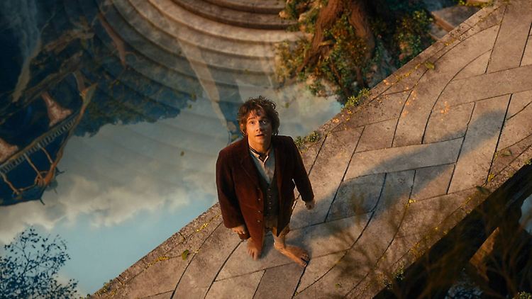 Martin Freeman als Bilbo Beutlin in einer Szene des Kinofilms "Der Hobbit: Eine unerwartete Reise" aus dem Jahr 2012.
