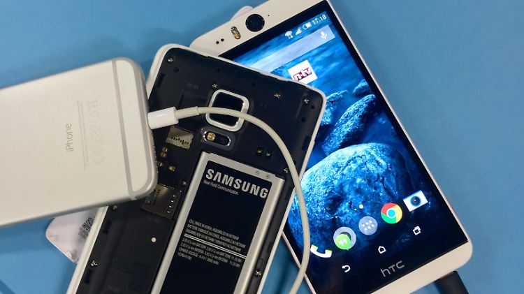 Bei Smartphones hält der Akku oft nur einen Tag.