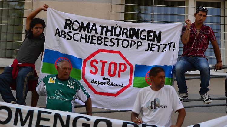 Sollen nicht in die Kälte abgeschoben werden: Roma in Thüringen