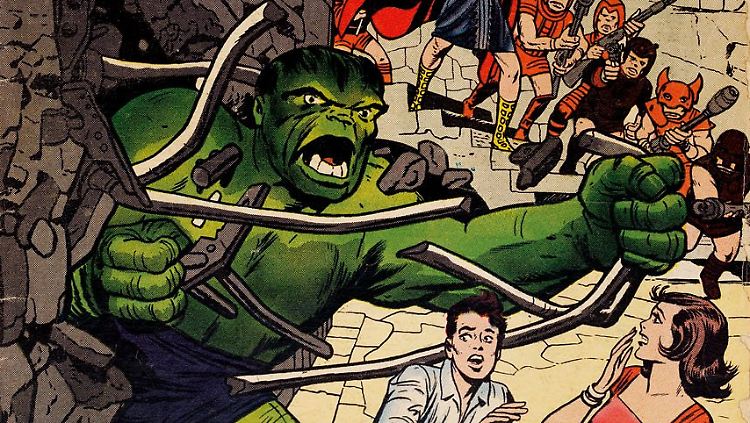 Hulk - Mitglied der Avengers - gehörte zu den Figuren, die in den 60ern den Erfolg von Marvel begründeten.
