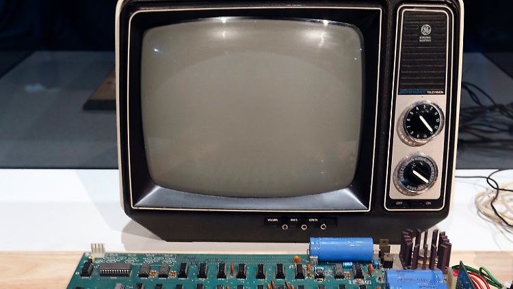 Der Ur-Computer von Apple ist für Liebhaber ein echtes Sammlerstück.