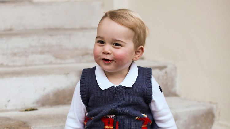 So klein und schon so modisch: Prinz George.