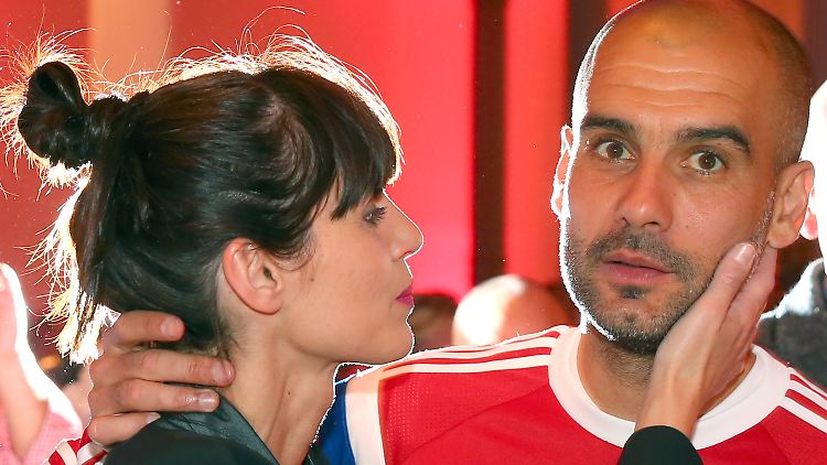 "Das ist super": Josep Guardioa nebst Gattin Cristina Serra.