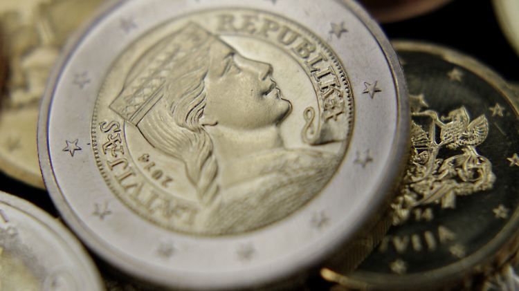 Der Euro bröckelt ab.