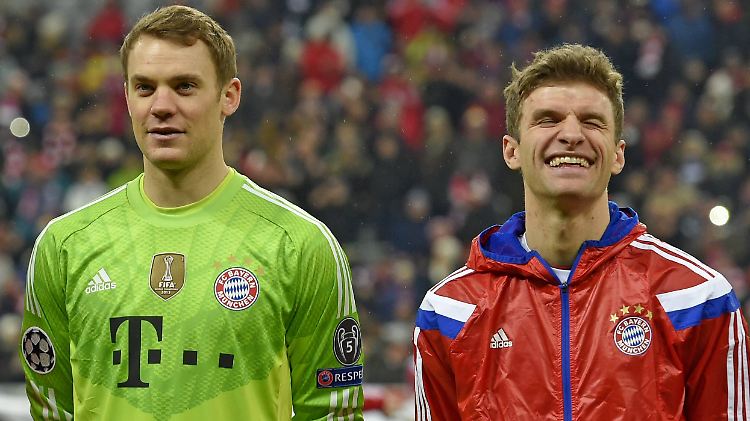 Losglück: Manuel Neuer, Thomas Müller und der FC Bayern München.