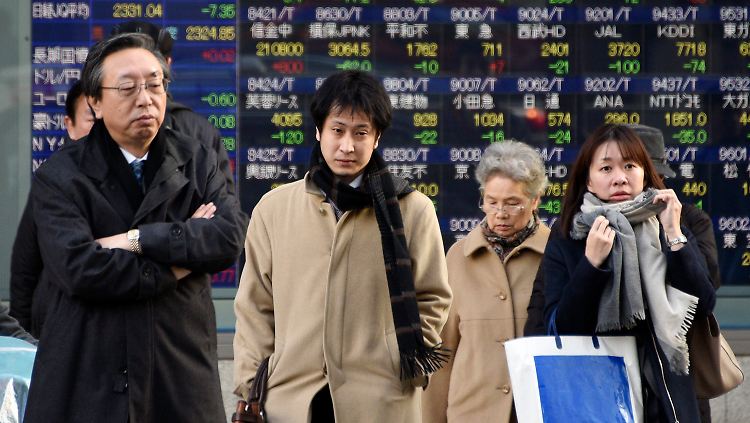 Schlechte Stimmung in Tokio.