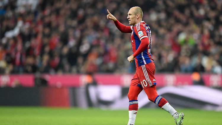 Schoss sein 100. Pflichtspieltor: Arjen Robben vom FC Bayern München.