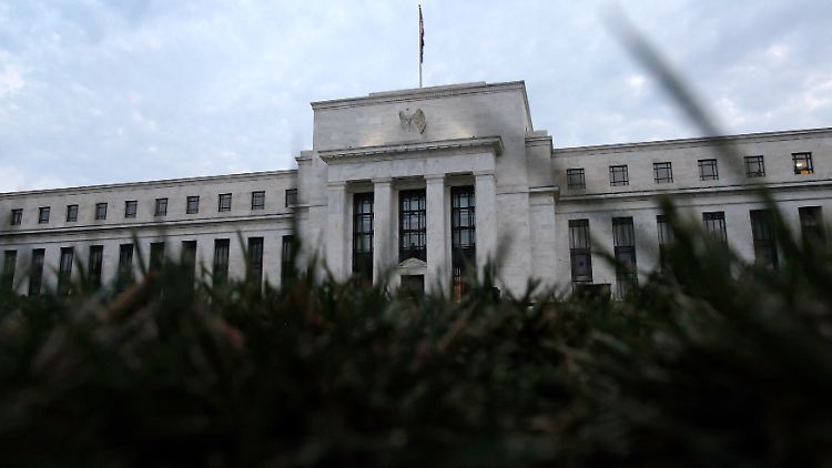 Das Gebäude der Federal Reserve Bank in Washington D.C.
