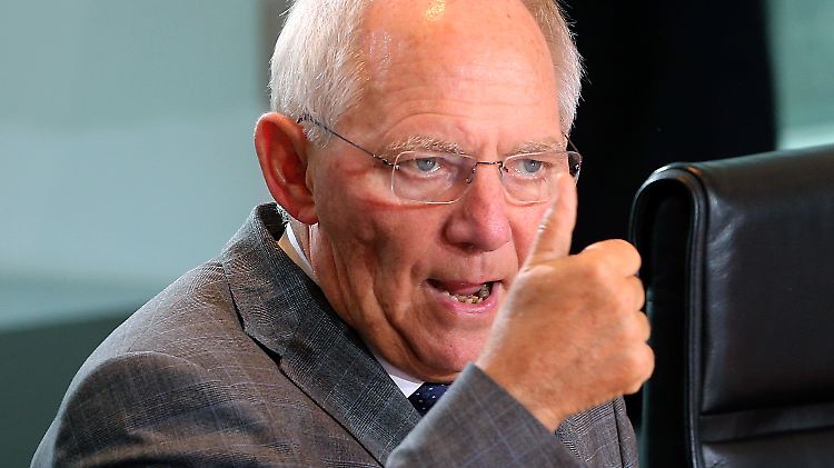 Bundesfinanzminister Schäuble wird nicht locker lassen.