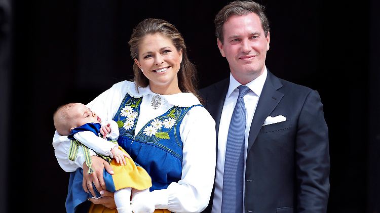 Die kleine Familie lebt in New York: Prinzessin Madeleine, Christopher O'Neill und die kleine Leonore.