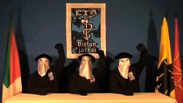 Das ETA-Video mit der Erklärung der Separatisten.