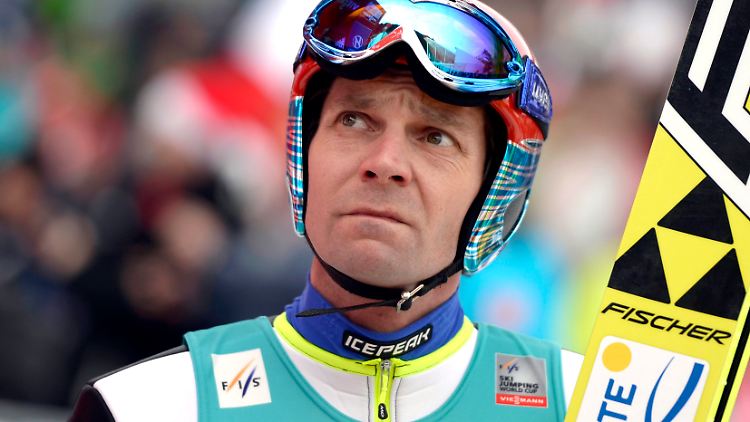 Janne Ahonen bleibt bei der Tournee 2014/15 nur Zuschauer.