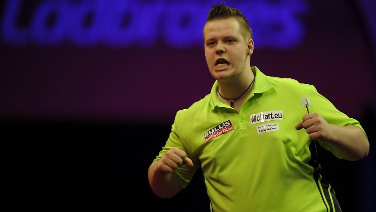 Max Hopp wurde in der zweiten WM-Runde von Vincent van der Voort kurz und schmerzlos rausgeworfen.
