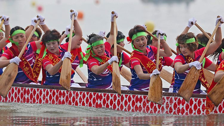 Trotz schwächerer Konjunktur: Chinas Wachstumsrate ist nach wie vor hoch.