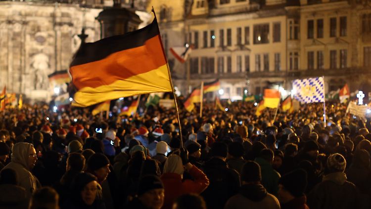 Am 22. Dezember demonstrierten die Pegida-Anhänger zum bisher letzten Mal in Dresden.