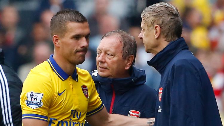 Lukas Podolski spielt unter 