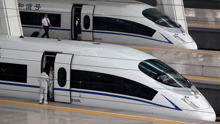 Chinesische Hochgeschwindigkeitszüge könnten bald auch für die Deutsche Bahn durch Deutschland fahren.