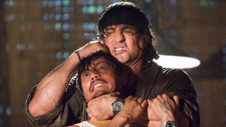 Sylvester Stallone (r.) als John Rambo im bisher letzten Teil der Reihe.