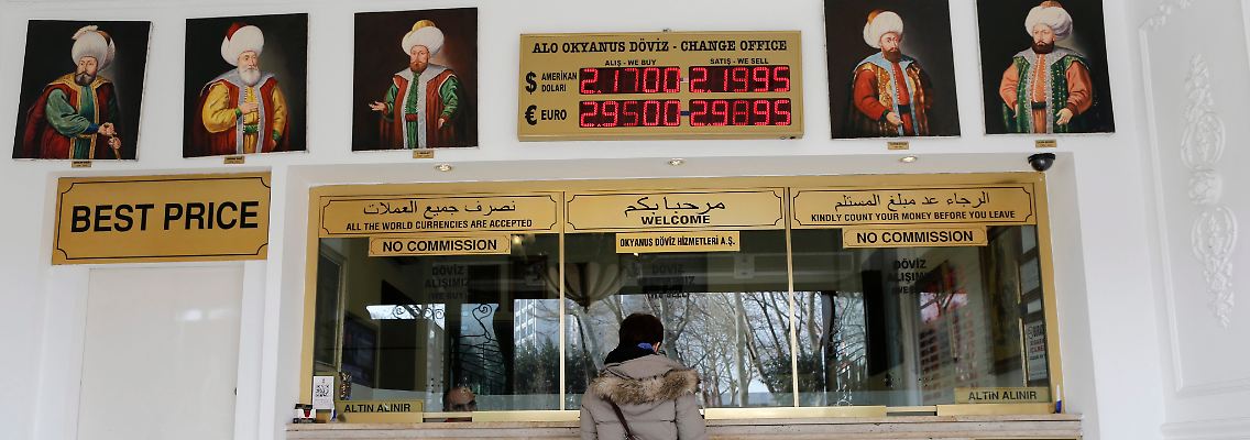 Die Teuerung in der Türkei lag im September bei rund 25 Prozent nach 18 Prozent im Vormonat. 