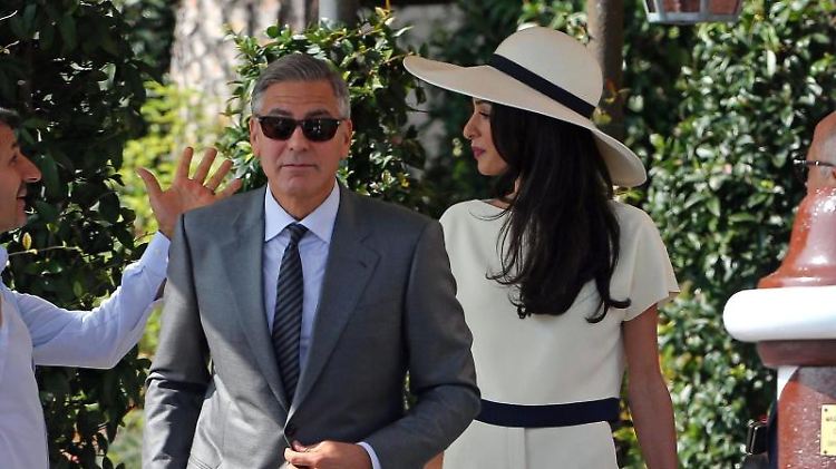 George Clooney und seine Frau Amal wollen im Sommer Irland entdecken. Foto: Alessandro Di Meo