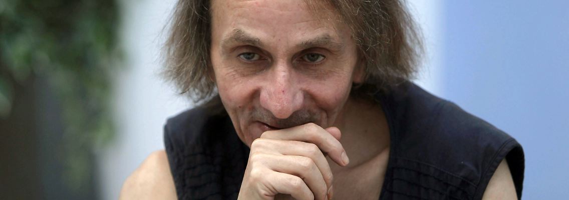Houellebecq sorgt derzeit mit dem Roman "Soumission" (Unterwerfung) für Furore.