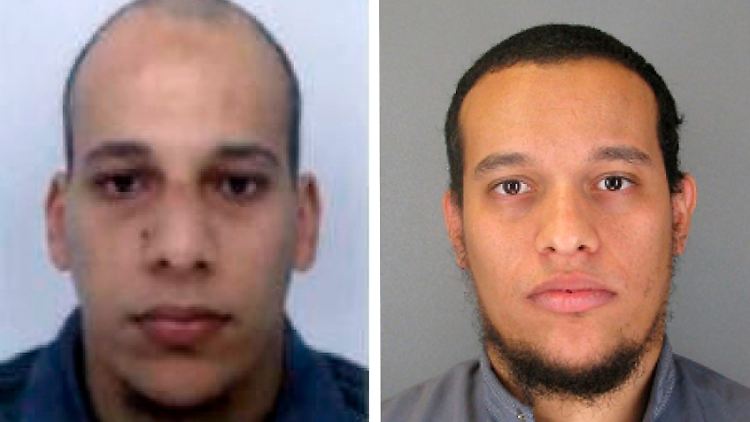 Die Brüder Chérif und Said Kouachi (v.l.) sind schon länger polizeibekannt.