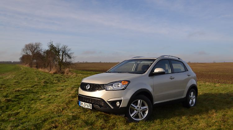 Die Grundidee für das Design des Korando stammt aus der Feder von Giugiaro.