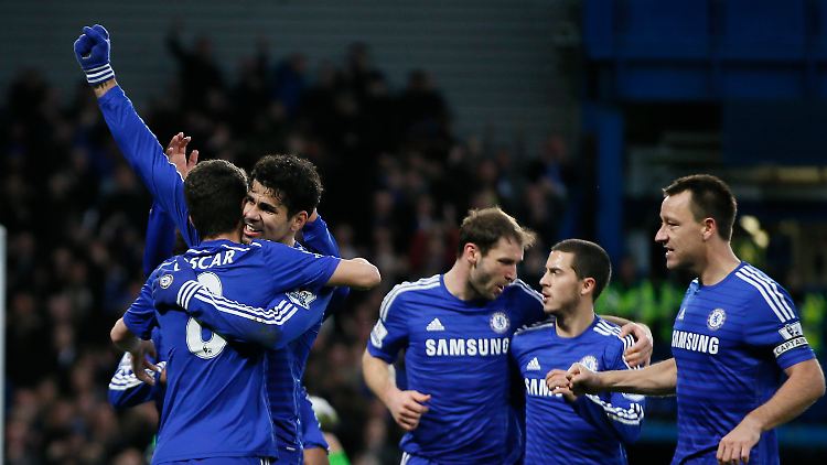Diego Costa besiegelte mit dem Tor zum 2:0 den Sieg von Chelsea gegen Newcastle.