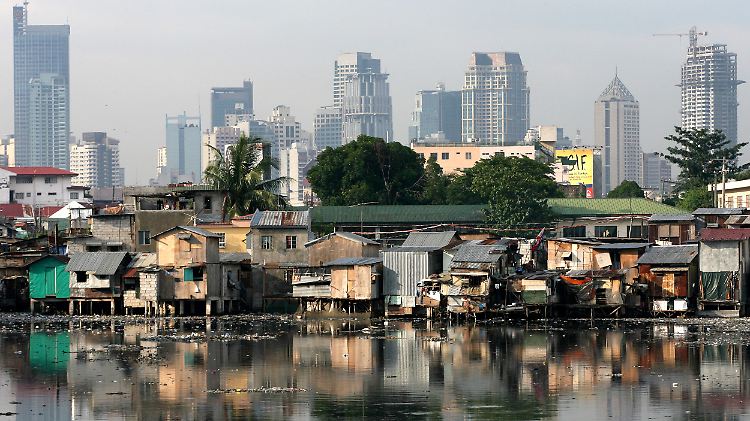 Die philippinische Hauptstadt Manila: Das Land hat derzeit das höchste Wachstum in Asien - nach China.