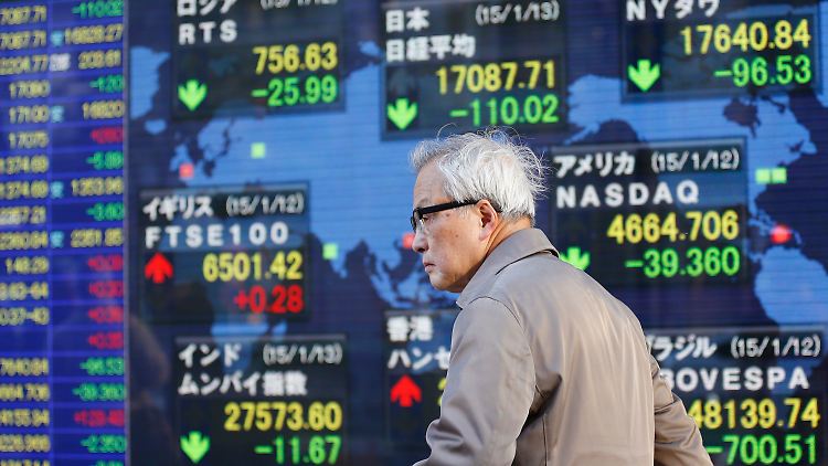 Verkäufe in Tokio.