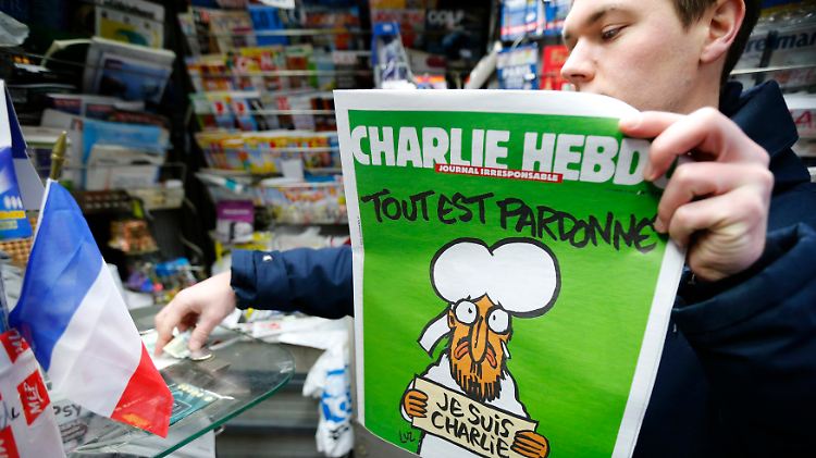 Die Auflage von "Charlie Hebdo" wurde noch einmal erhöht - auf sage und schreibe fünf Millionen.