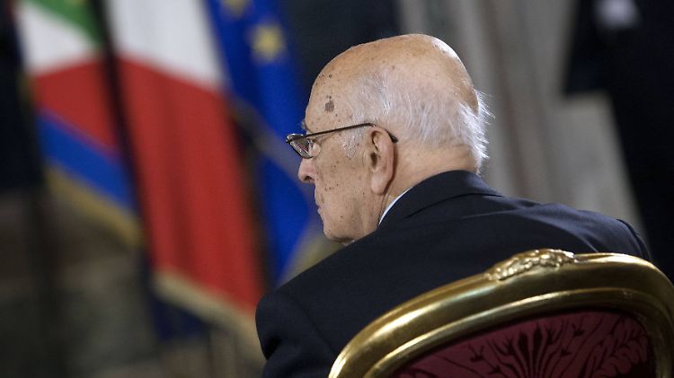 Napolitano will nicht mehr. Mit 89 muss er auch nicht mehr.