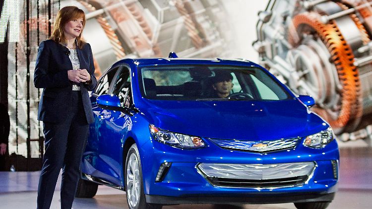 GM-Chefin Mary Barra präsentiert ordentliche Zahlen.