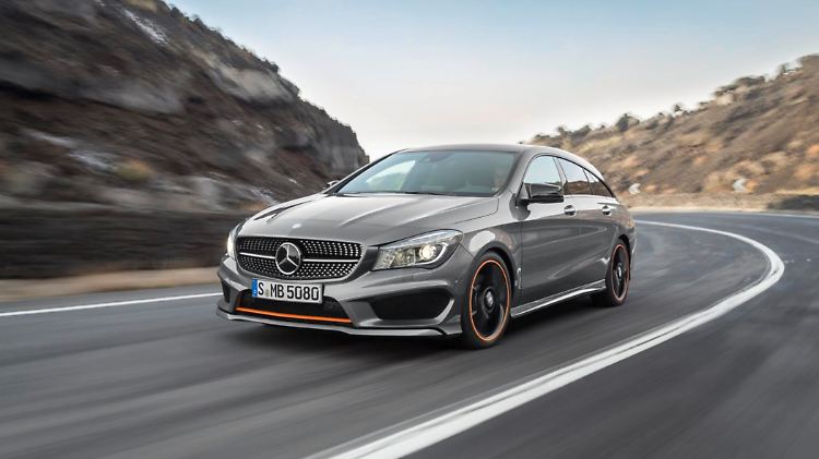 Die OrangeArt Edition des Mercedes CLA Shooting Brake ist mit allen Motorarten erhältlich.
