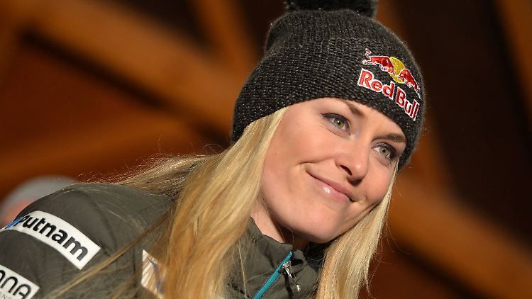 "Ich bin so froh": Lindsey Vonn.