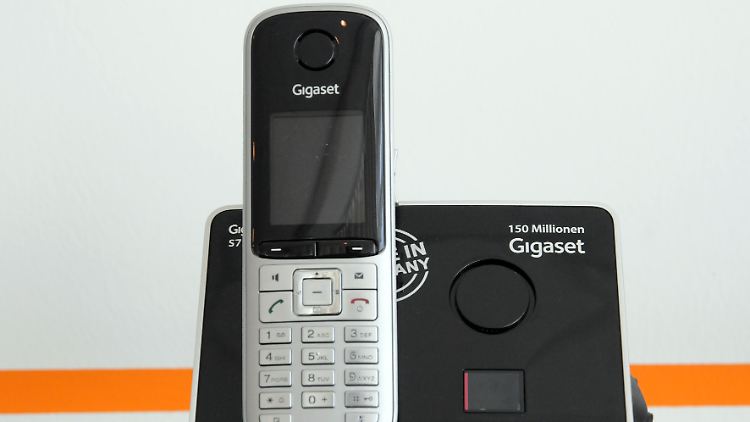 Festnetztelefon der Marke Gigaset. Der Hersteller will 2015 in das Smartphone-Geschäft einsteigen.