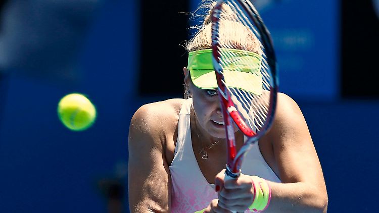 Nach zwei Stunden war der Traum der Australian Open für Sabine Lisicki ausgeträumt.