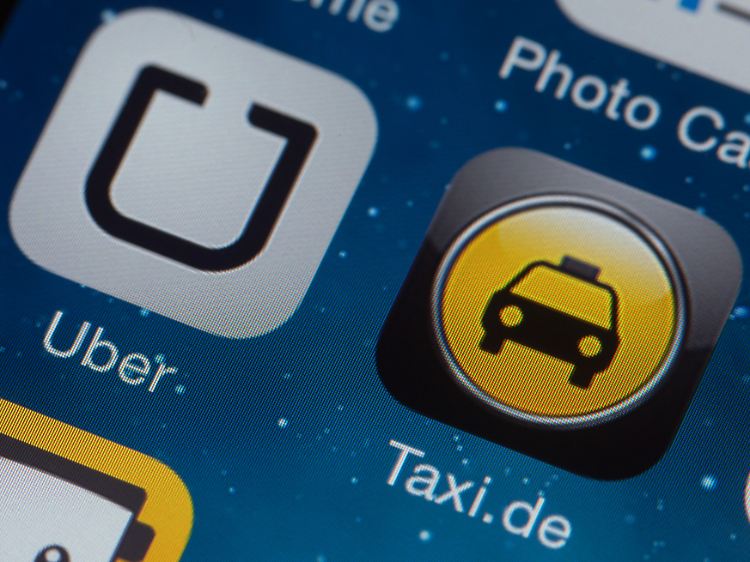 Der Fahrdienstvermittler Uber steht in Konkurrenz zu vielen Taxiunternehmen.