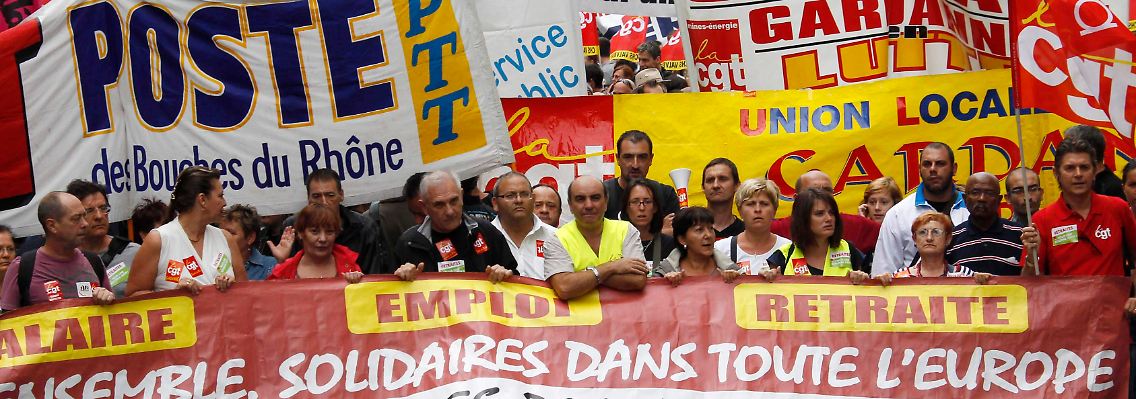 Tausende protestieren auch in Marseille.