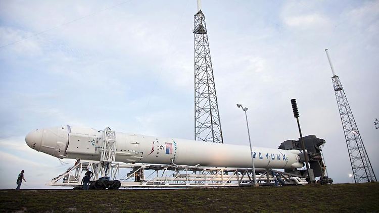 Privatwirtschaftlicher Aufbruch ins All: Eine Rakete vom Typ Falcon 9A von SpaceX.