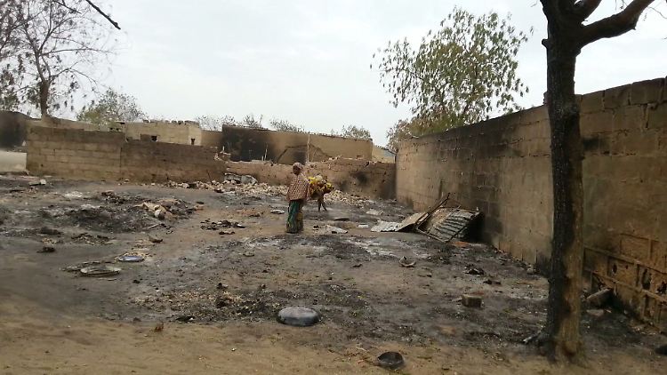 In dem Dorf Baga nahe der Grenze zum Tschad haben Boko-Haram-Milizionäre Hunderte, vielleicht sogar mehr, massakriert.