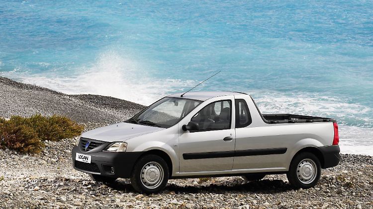 Billigheimer: Den Logan von Dacia gibt es auch als Pickup.