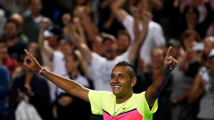 Seit 25 Jahren der jüngste Teilnehmer bei den Australian Open: Nick Kyrgios.