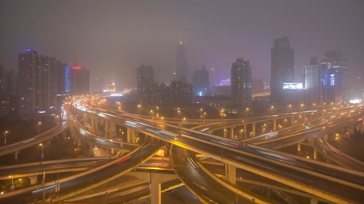 Blick auf Shanghai.