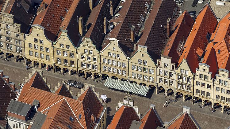 Münster aus der Luft. Gerade in den mittelgroßen Studentenstädten ist nicht klar, ob die Nachfrage stetig steigt.