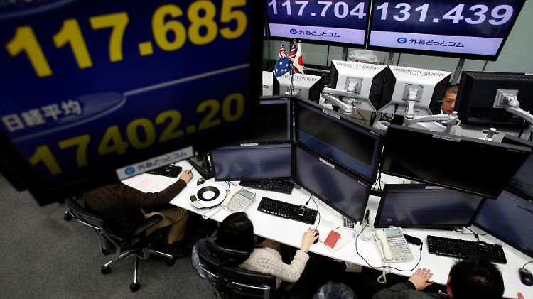 In Japan gibt der Nikkei nach.